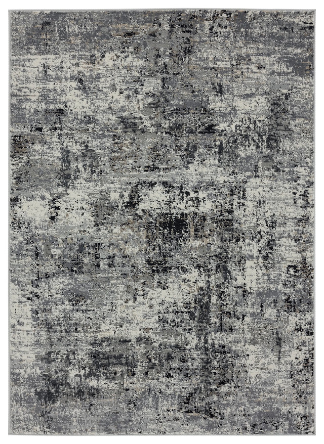 United Weavers Eternity Elixir Charcoal Rug - front view