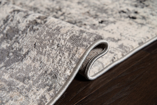 United Weavers Eternity Elixir Charcoal Rug - side close-up detail