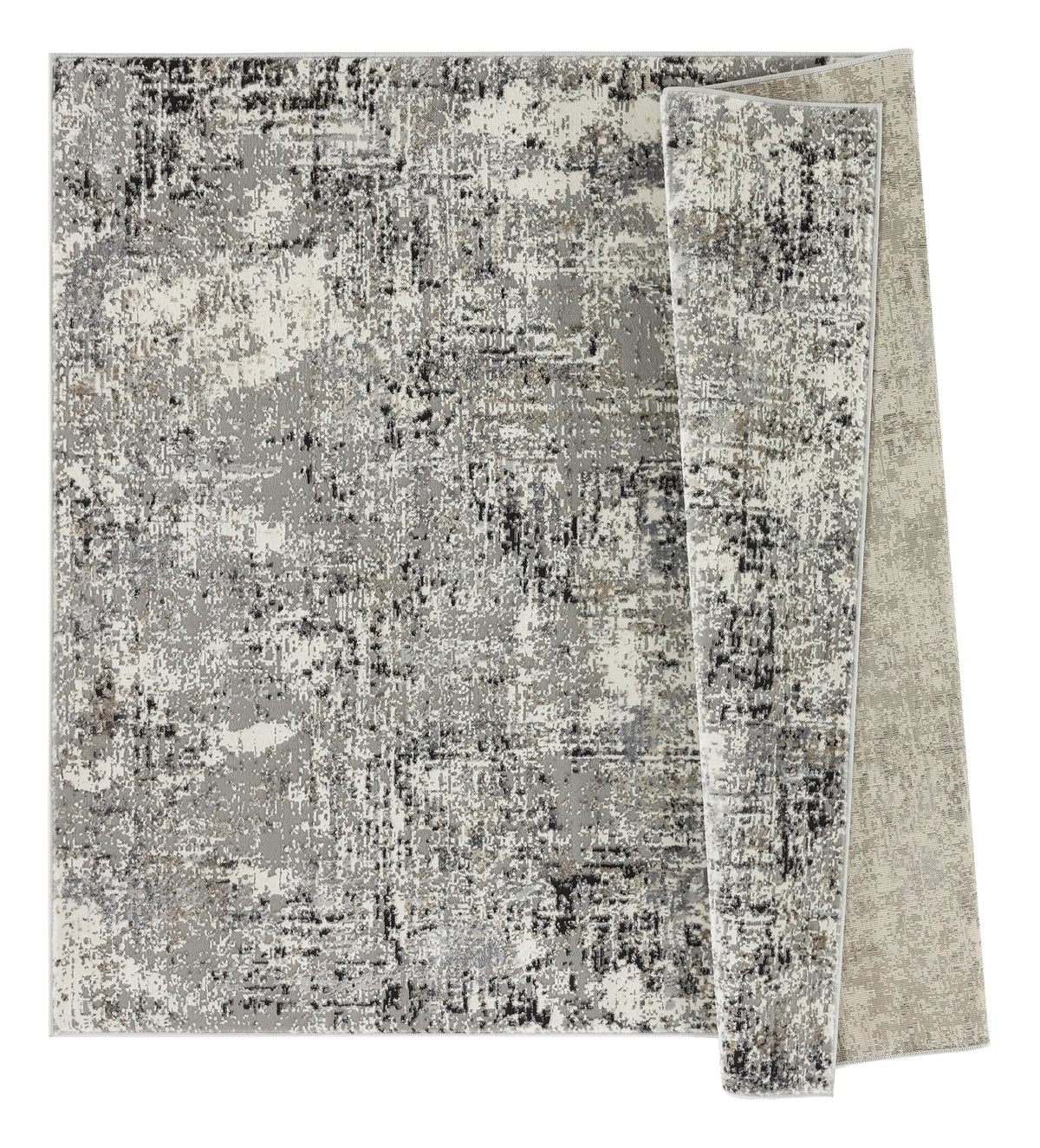 United Weavers Eternity Mizar Charcoal Rug - backing detail