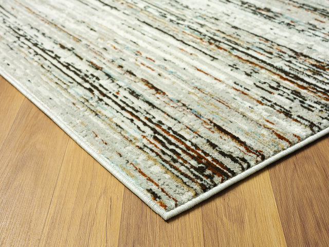 United Weavers Everlasting Marilyn Blue Rug - angle view