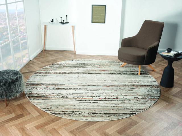 United Weavers Everlasting Marilyn Blue Rug - round room scene