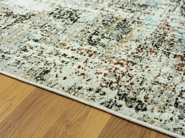 United Weavers Everlasting Orren Blue Rug - close-up detail