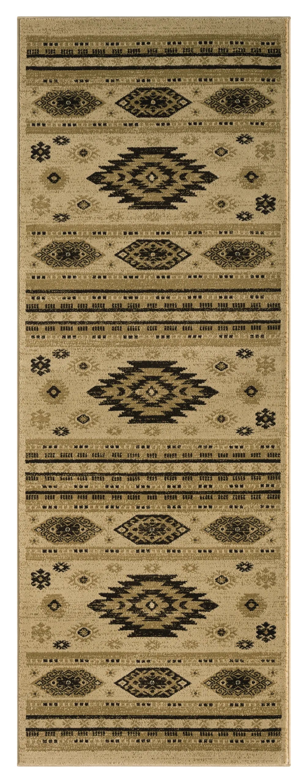 United Weavers Highlands Eagle Eye Cream Rug - runner front view