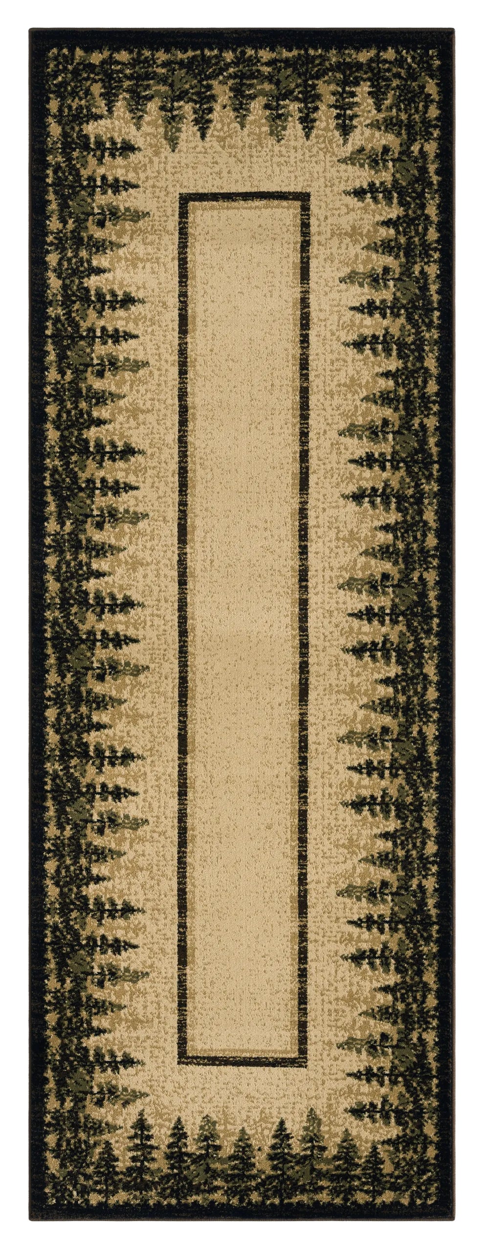 United Weavers Highlands Rainforest Beige Rug - runner front view