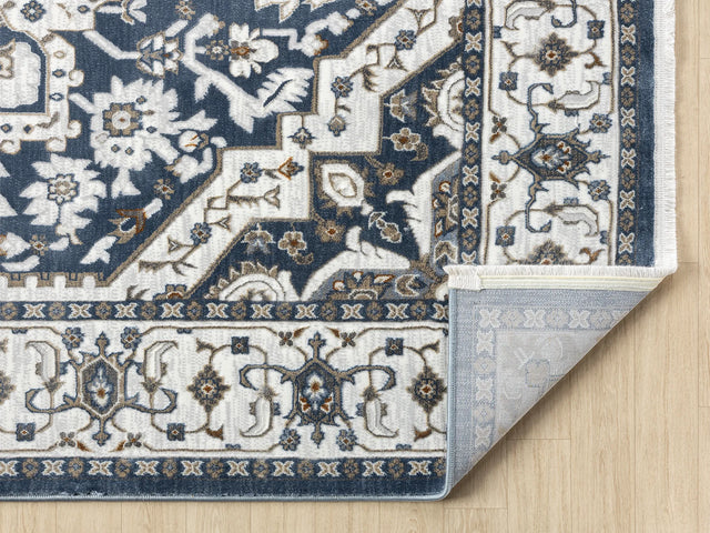 United Weavers Hudson Alex Blue Rug - backing detail