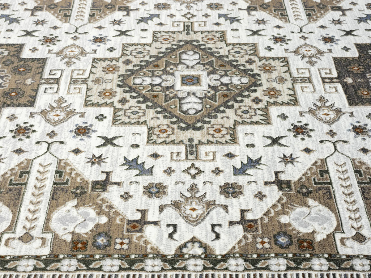 United Weavers Hudson Magi Cream Rug - close-up detail