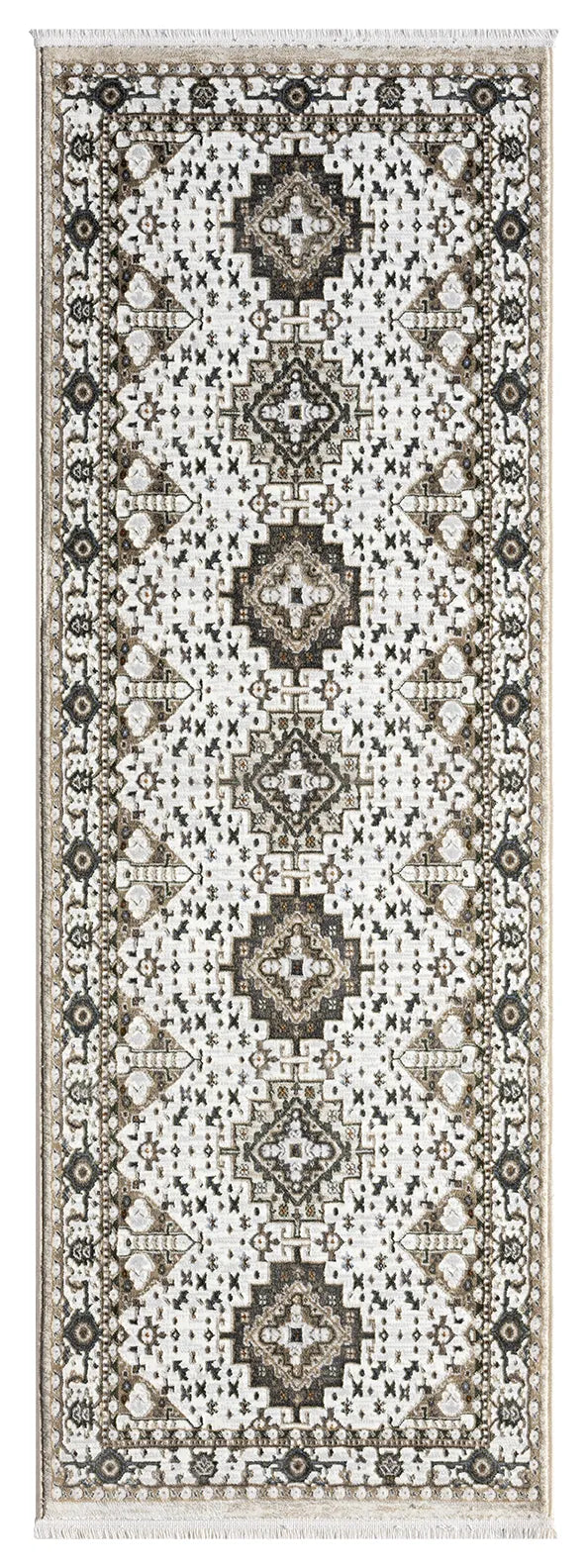United Weavers Hudson Magi Cream Rug - runner front view