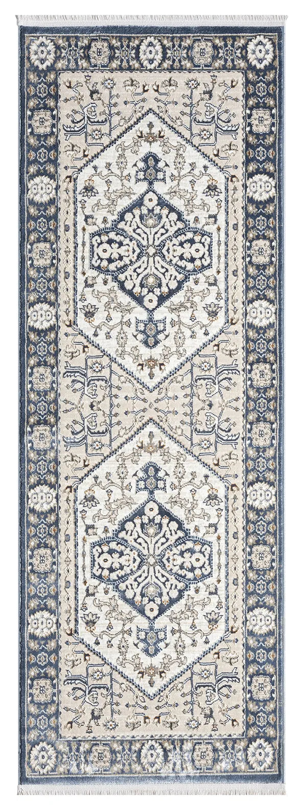 United Weavers Hudson Suzy Blue Rug - runner front view