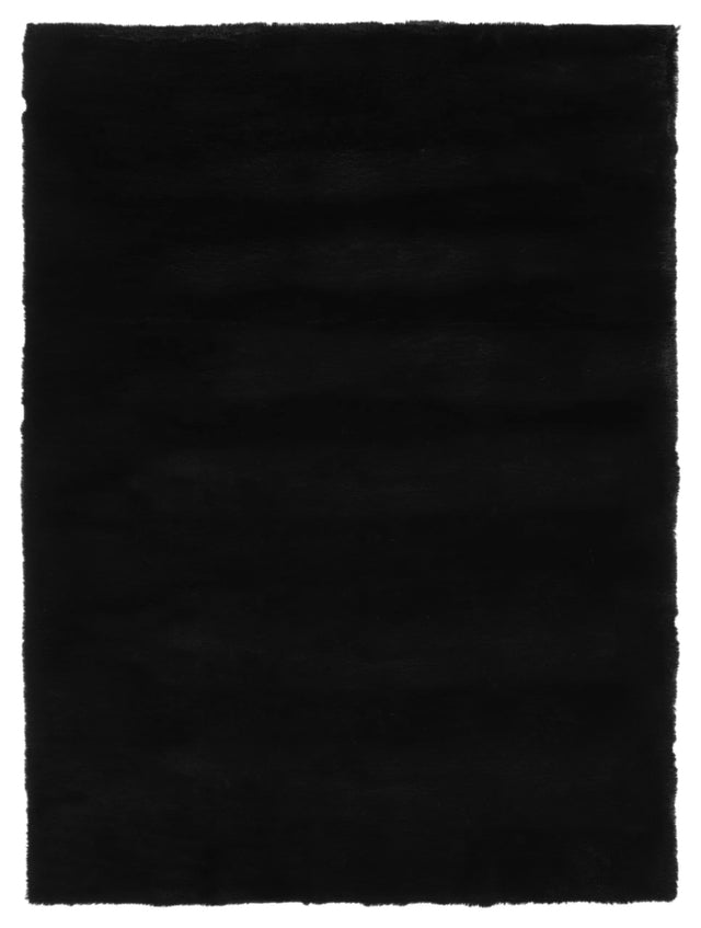 United Weavers Lavish Solid United Weavers Lavish Solid Plush Black Rug - front view