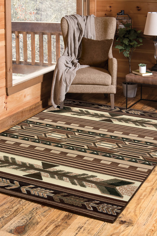 United Weavers Legends Broken Arrow Multi Rug - room scene