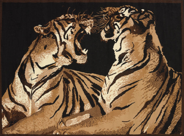 United Weavers Legends Double Tigers Multi Rug - front view
