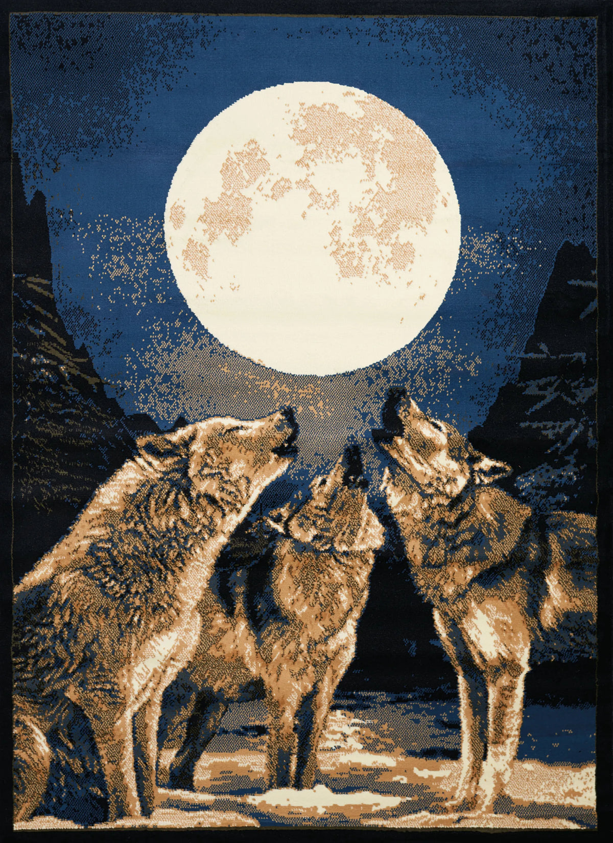 United Weavers Legends Howling Moon Multi Rug - front view