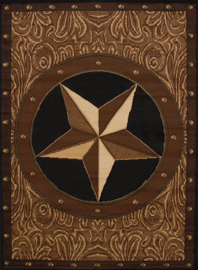 United Weavers Legends Ranch Star Multi Rug - front view