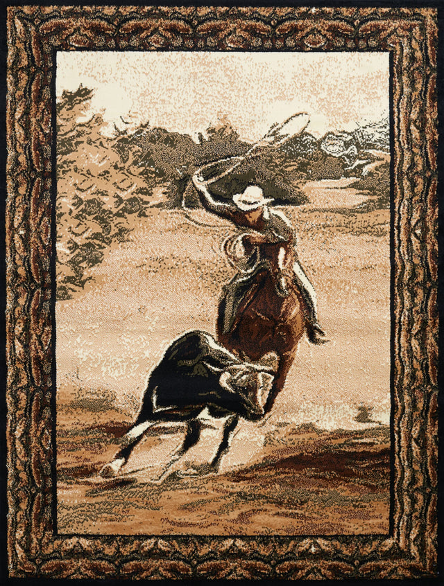 United Weavers Legends Roper Multi Rug - front view