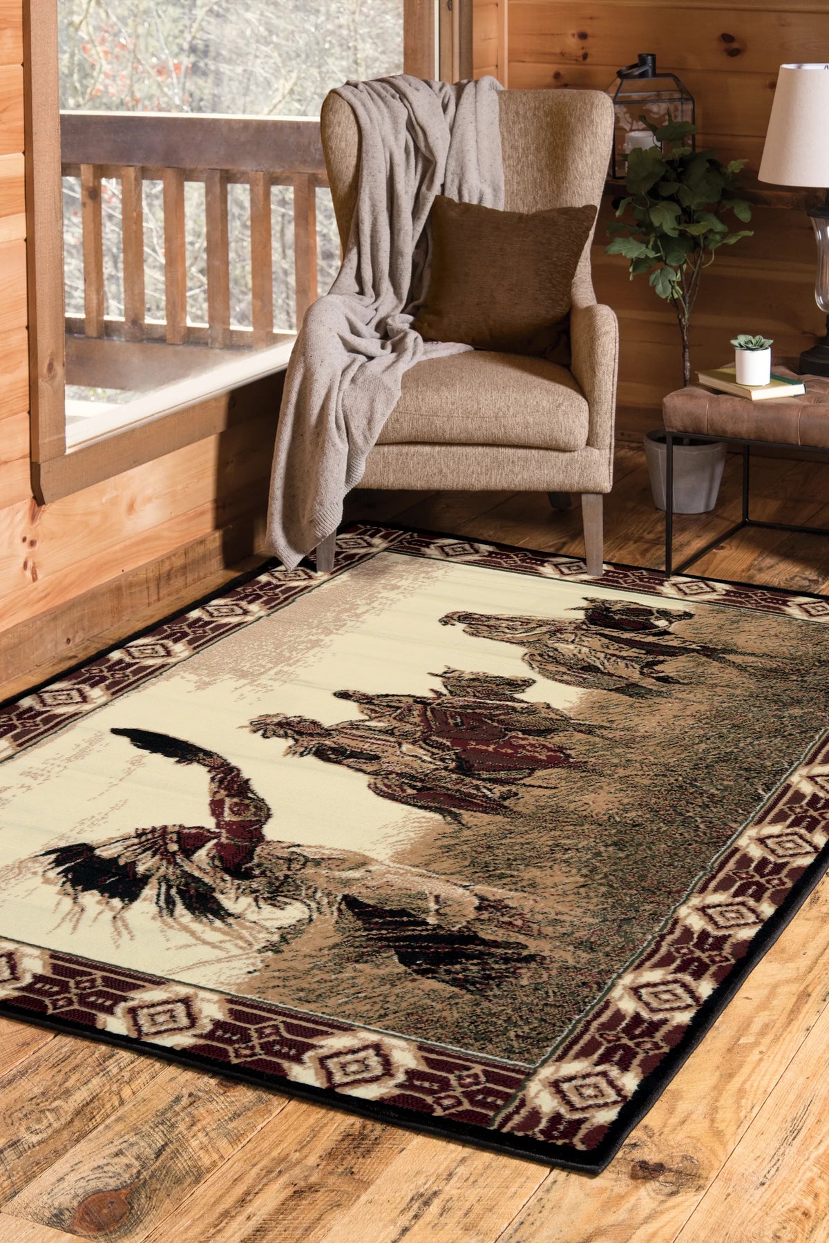 United Weavers Legends Sending Out Multi Rug - room scene