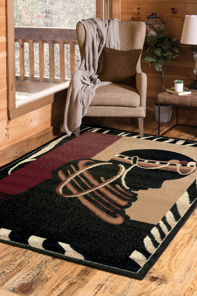 United Weavers Legends Silhoutte Multi Rug - room scene
