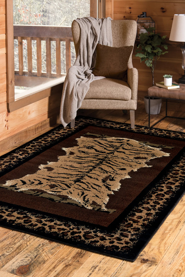 United Weavers Legends Skins Multi Rug - room scene