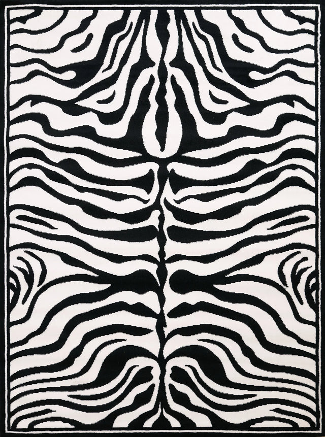 United Weavers Legends Zebra Skin Multi Rug - front view