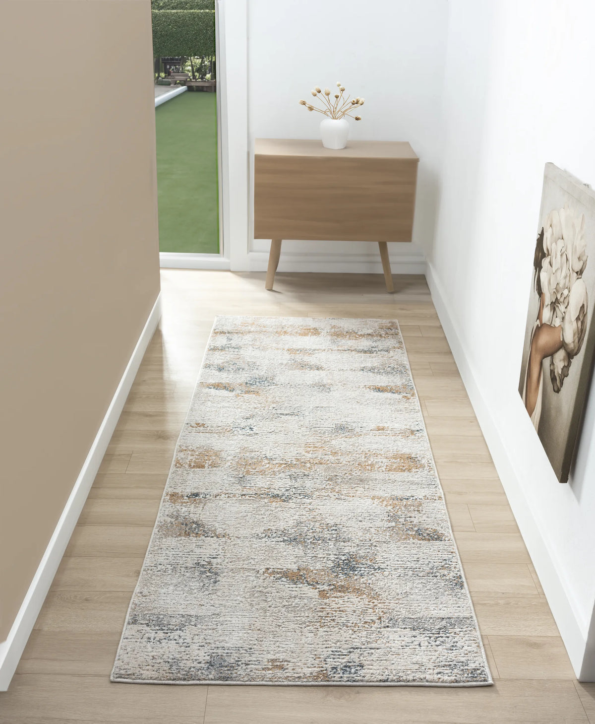 United Weavers Lexington Alexis Grey Rug - runner room scene