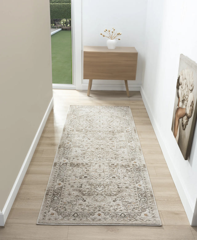 United Weavers Lexington Penny Beige Rug - runner room scene