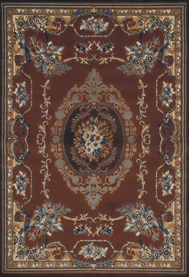 United Weavers Manhattan Lexington Brown Rug - front view