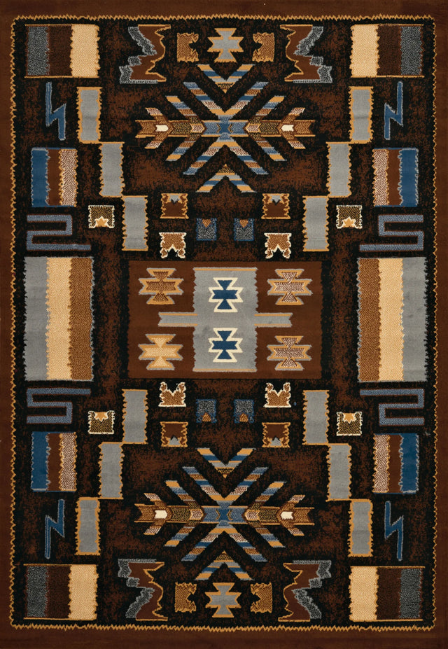United Weavers Manhattan Pelham Brown Rug - front view