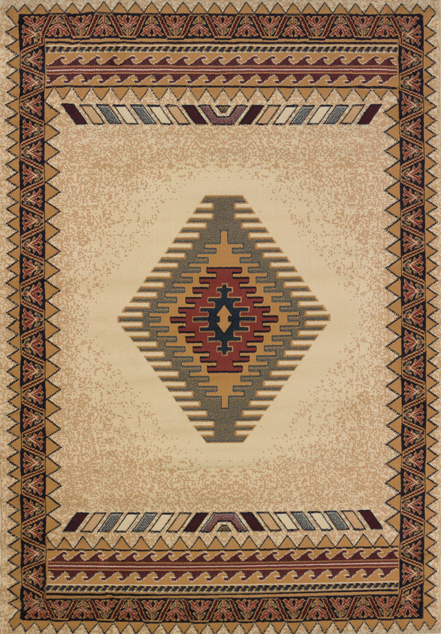 United Weavers Manhattan Tucson Cream Rug - front view