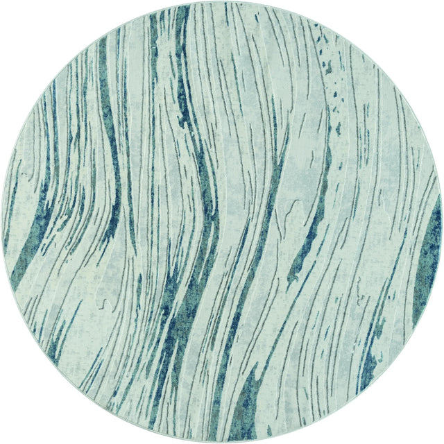 United Weavers Orion Evangeline Blue Rug - round front view