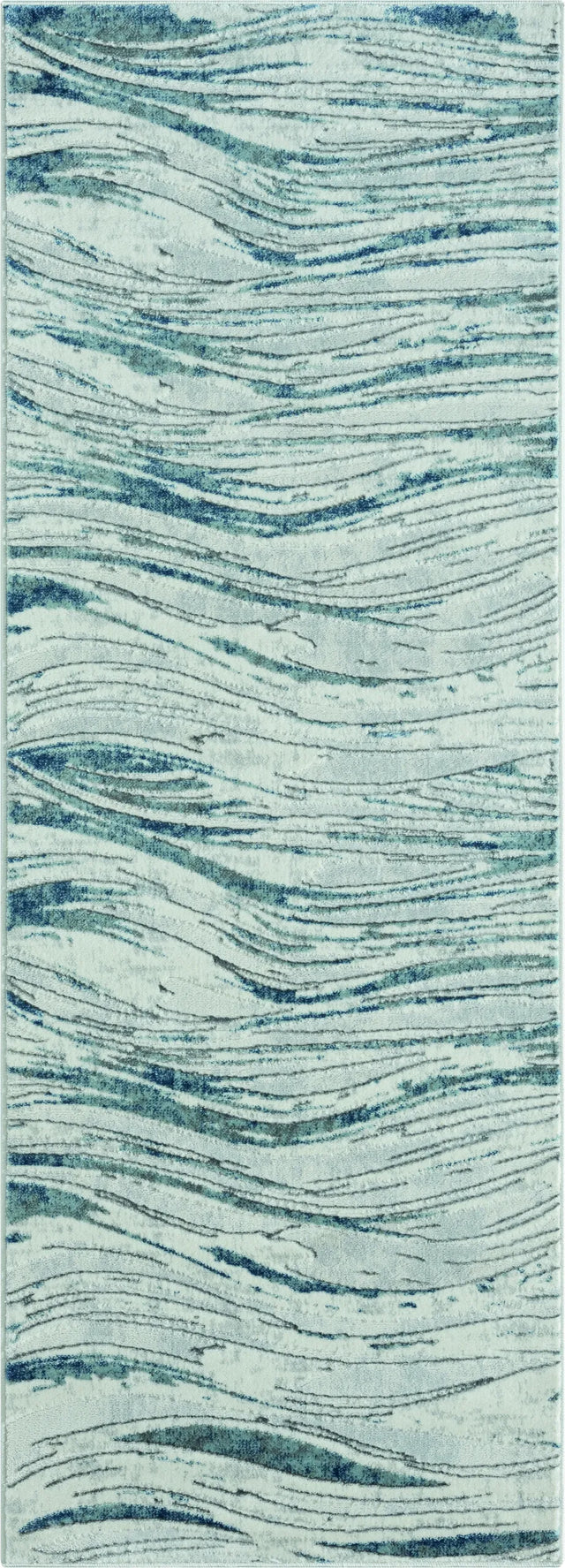 United Weavers Orion Evangeline Blue Rug - runner front view