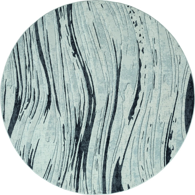 United Weavers Orion Evangeline Grey Rug - round front view