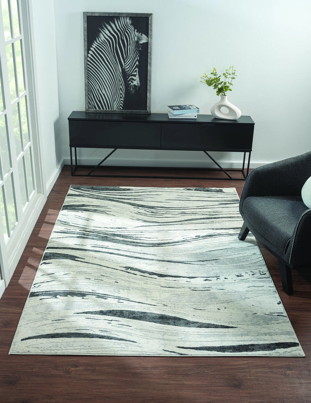 United Weavers Orion Evangeline Grey Rug - room scene