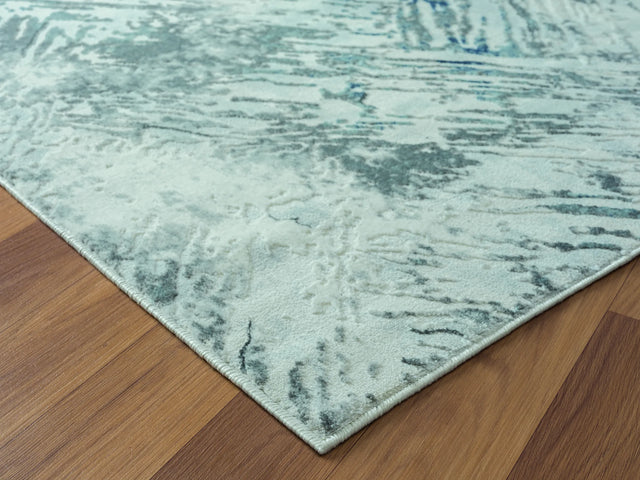 United Weavers Orion Iris Blue Rug - angle view