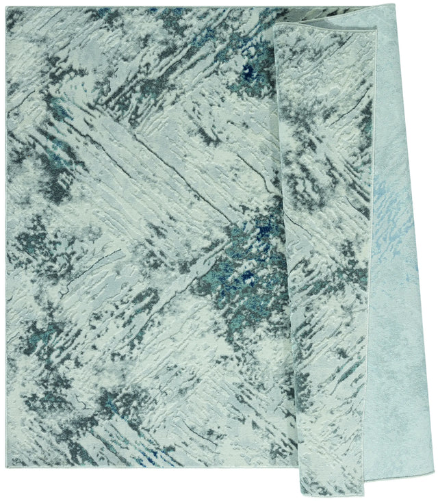 United Weavers Orion Iris Blue Rug - backing detail