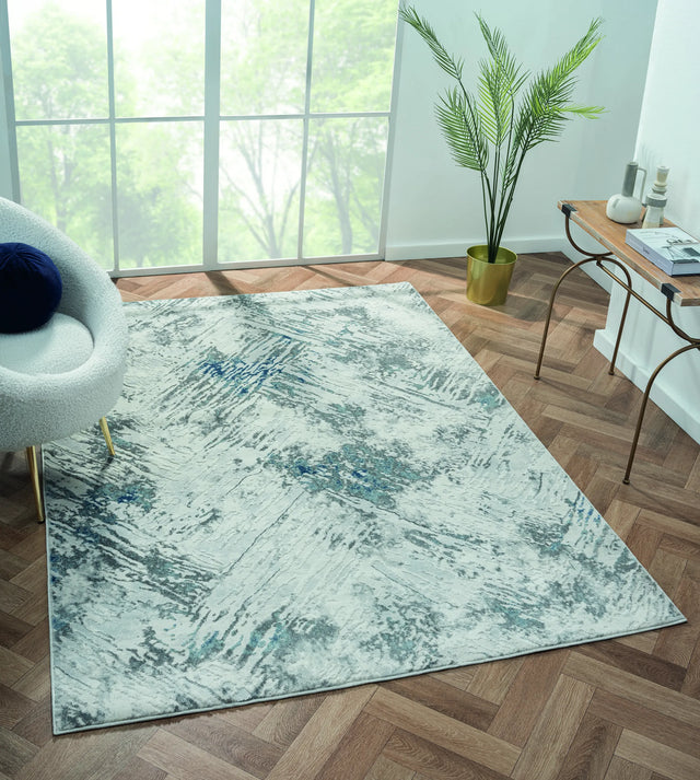 United Weavers Orion Iris Blue Rug - room scene