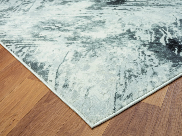 United Weavers Orion Iris Grey Rug - angle view