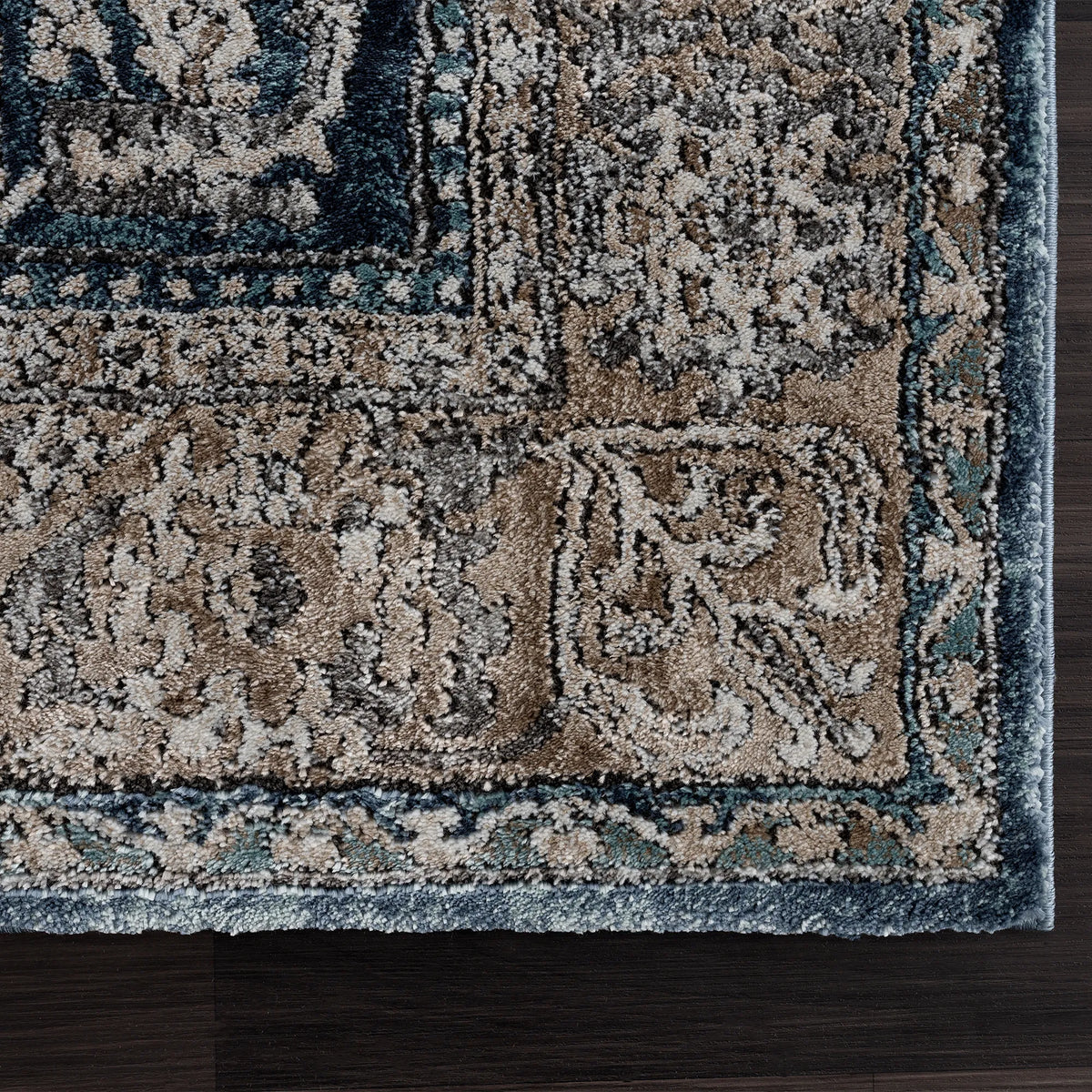 United Weavers Portsmouth Home Sky Blue Rug - angle view