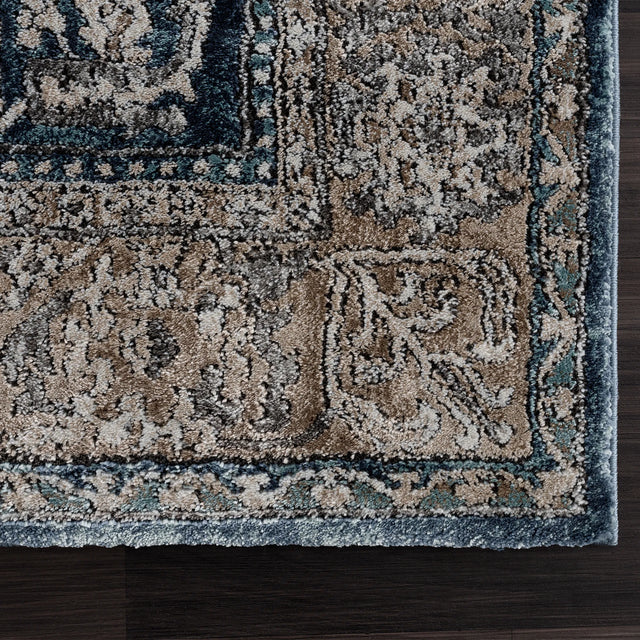 United Weavers Portsmouth Home Sky Blue Rug - angle view