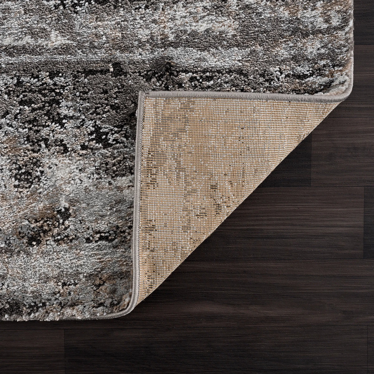 United Weavers Portsmouth Passion Grey Rug - backing detail