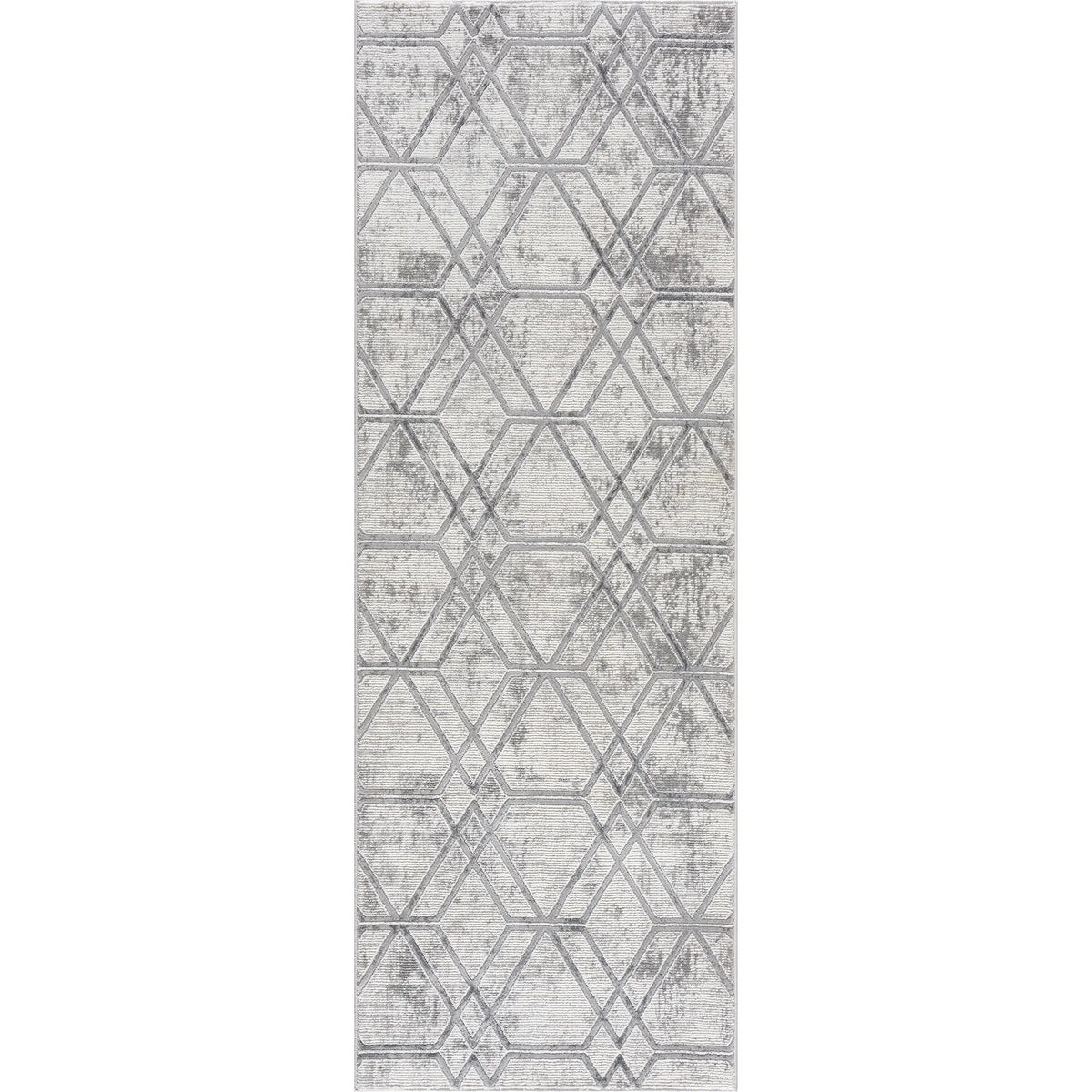 United Weavers Reserve Broadway Grey Rug - runner front view