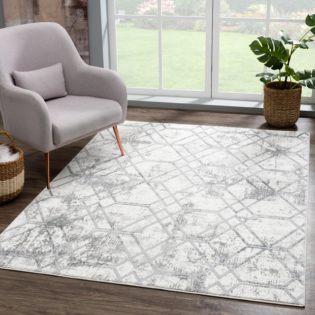 United Weavers Reserve Broadway Grey Rug - room scene