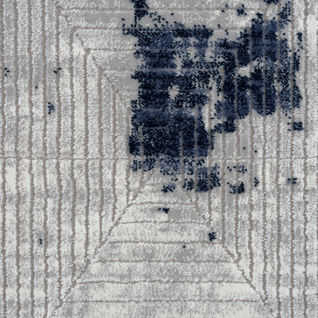 United Weavers Reserve Cora Blue Rug - close-up detail