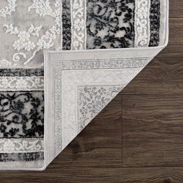 United Weavers Reserve Milestone Grey Rug - backing detail