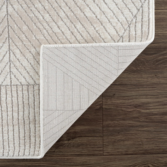 United Weavers Reserve Montana White Rug - backing detail