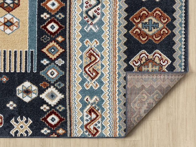 United Weavers Stratton Denali Navy Rug - backing detail