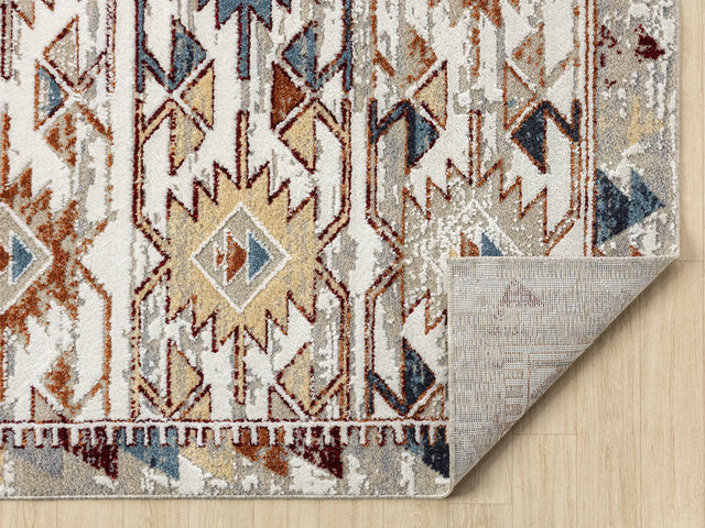 United Weavers Stratton Woodlands Multi Rug - backing detail