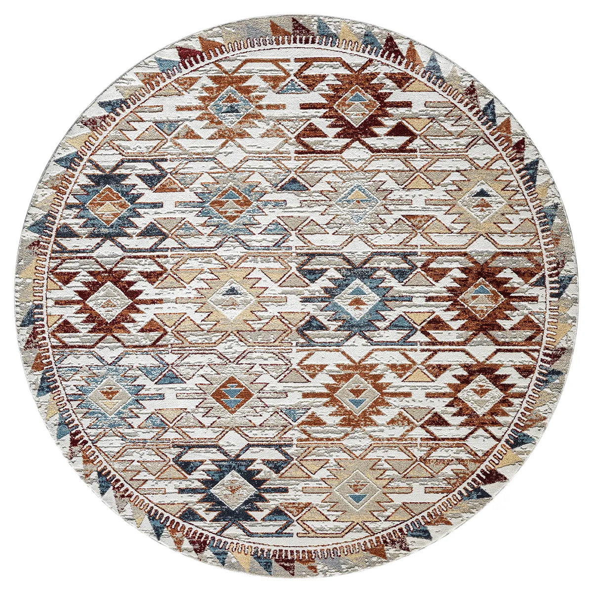 United Weavers Stratton Woodlands Multi Rug - round front view