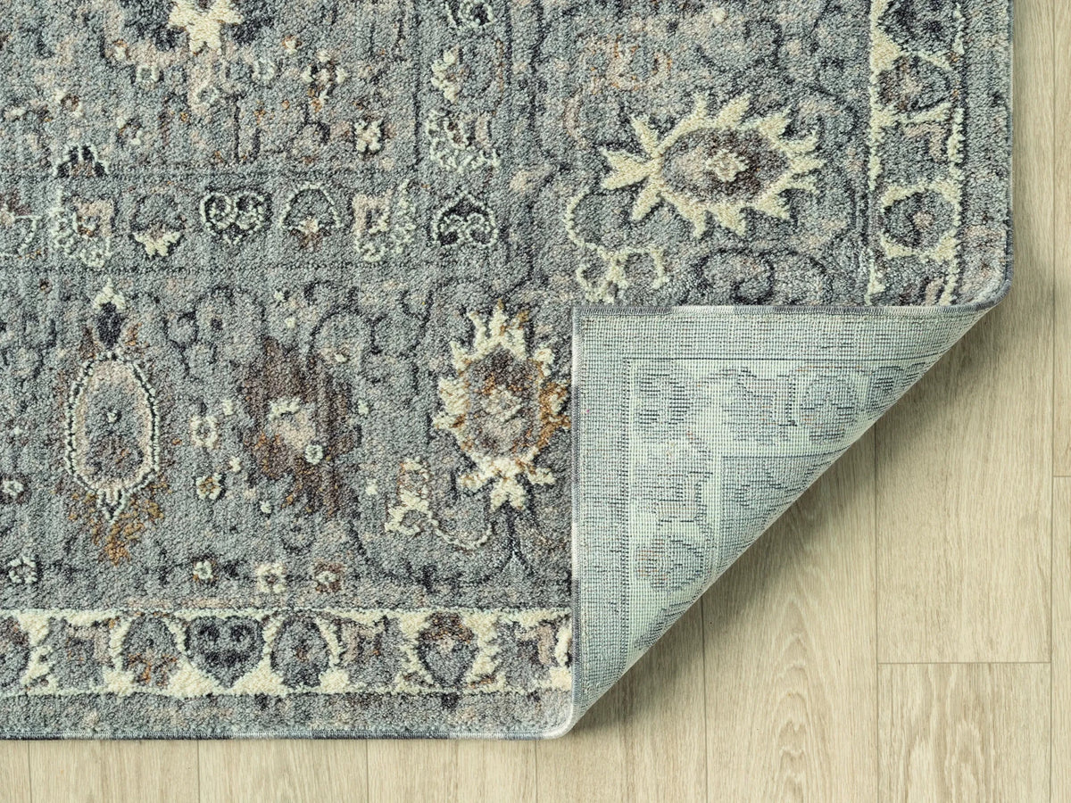 United Weavers Armada Clermont Grey Rug - backing detail