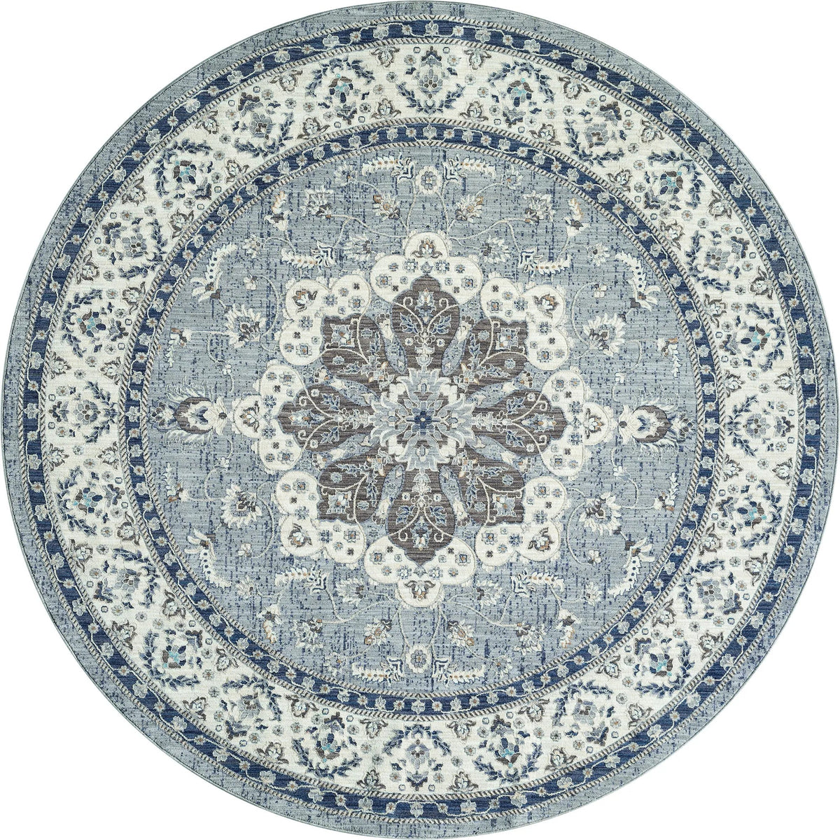 United Weavers Armada Enterprise Blue Rug - round front view