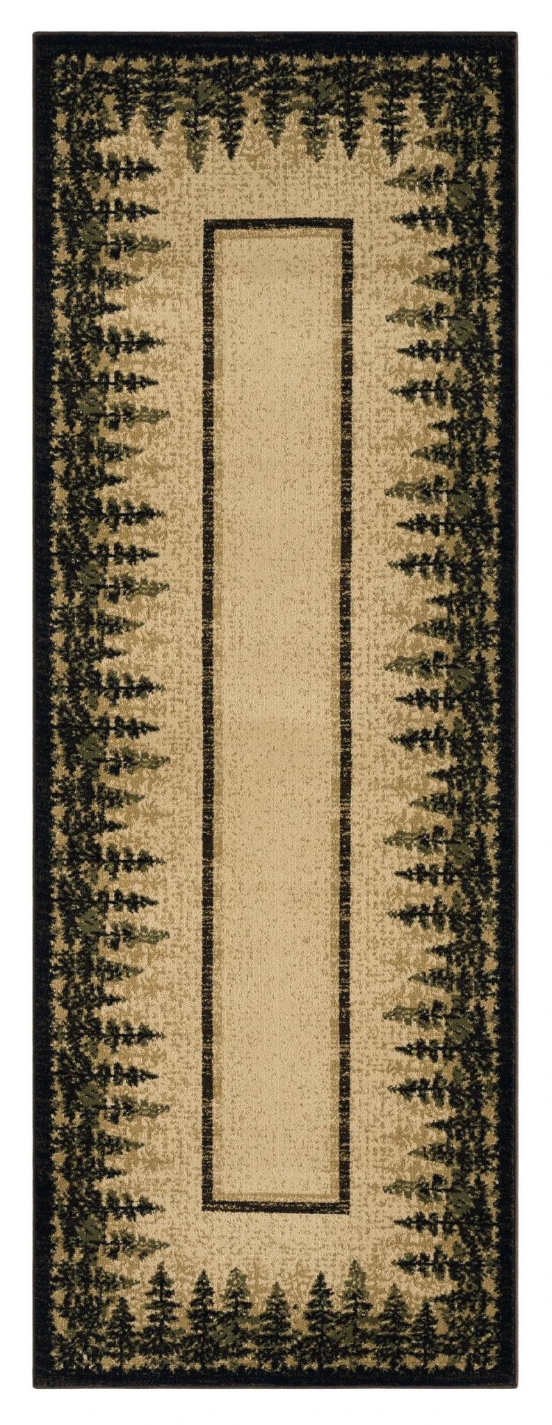 United Weavers Highlands Rainforest Beige Rug - runner front view