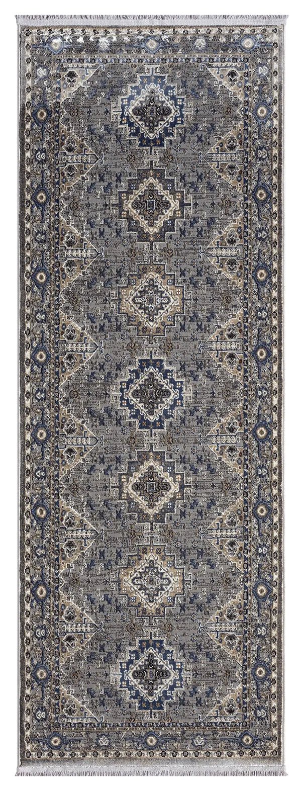 United Weavers Hudson Magi Grey Rug - runner front view